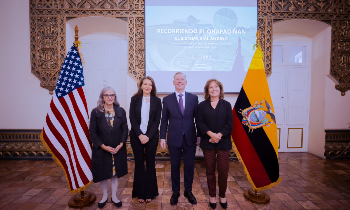 El Gobierno de los Estados Unidos presenta una plataforma virtual para documentar y proteger el legado cultural en el Ecuador