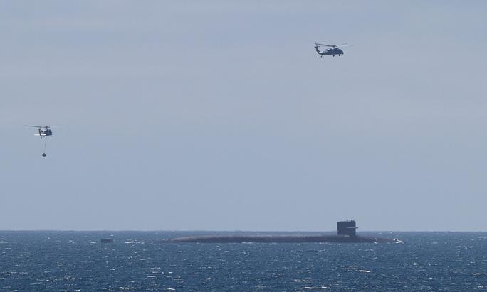 Reabastecimiento aéreo de submarinos desplegados con misiles balísticos perfecciona rapidez