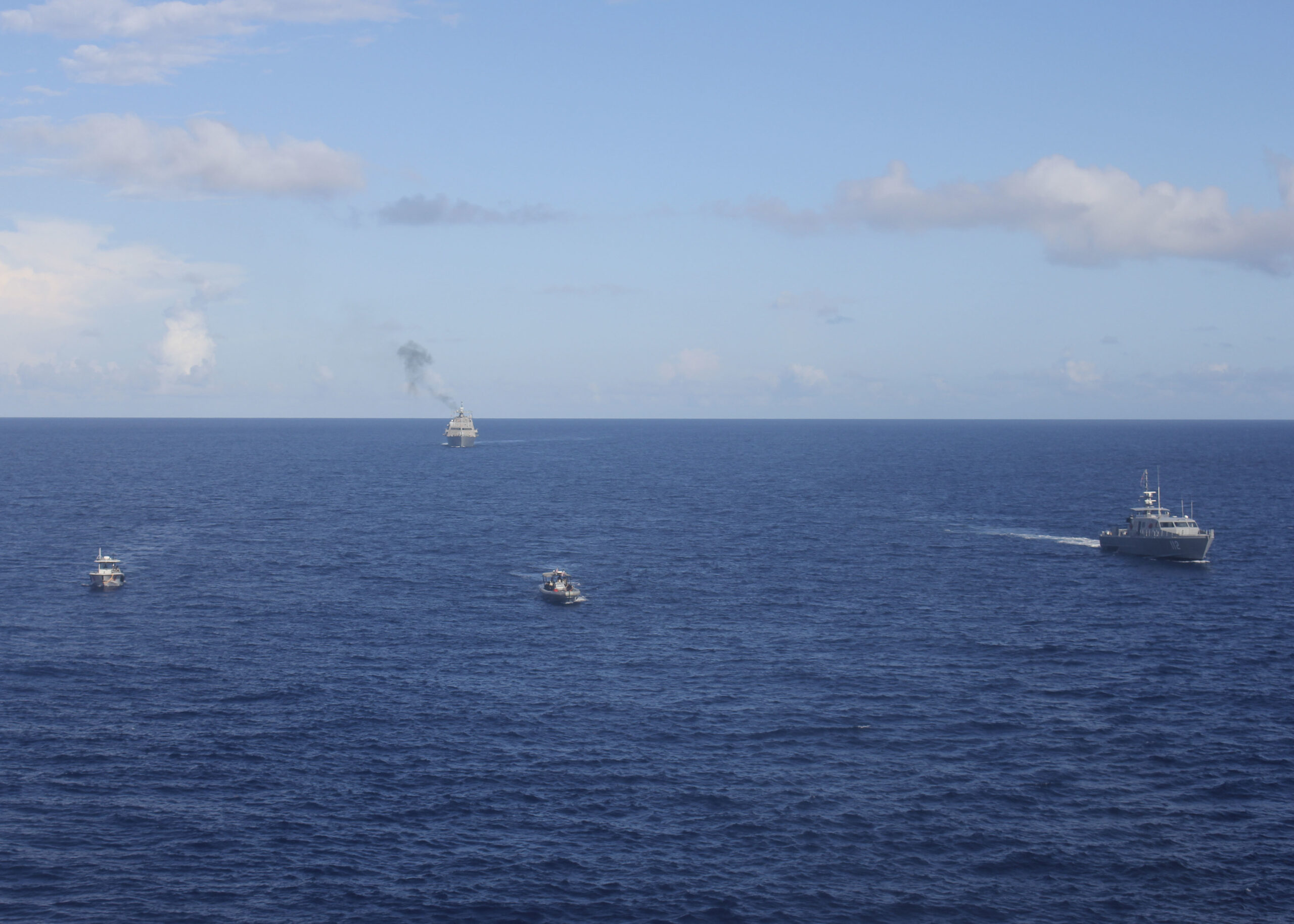 USS Milwaukee and Dominican Republic Navy Work Together in Bilateral Maritime Interdiction Exercise