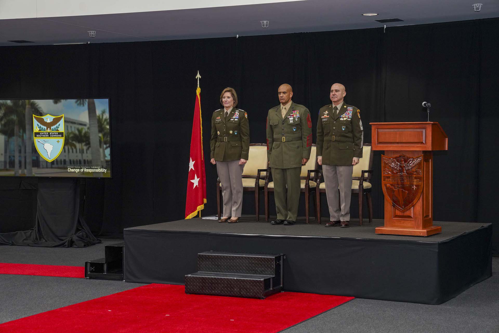 Sergeant Major Rafael Rodriguez assumes duties as US Southern Command’s Senior Enlisted Leader