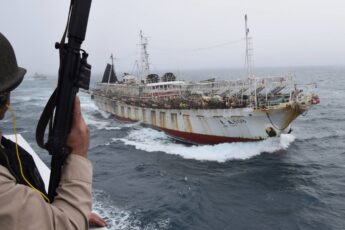 Pesca de frota chinesa no Atlântico Sul aumenta oito vezes