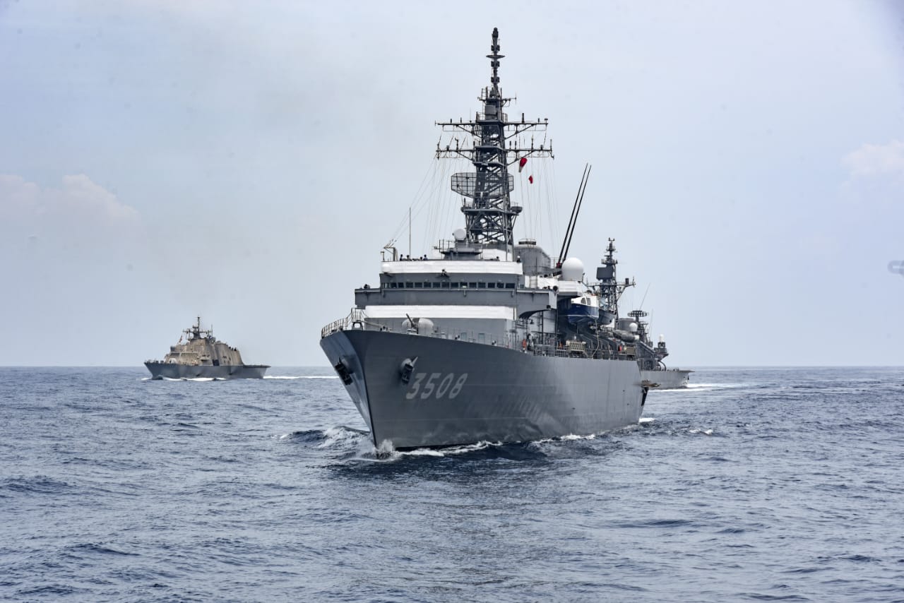 Armadas de Colombia, EE. UU. y Japón estrechan lazos de cooperación