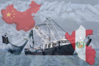 Frota chinesa desafia normas portuárias do Peru