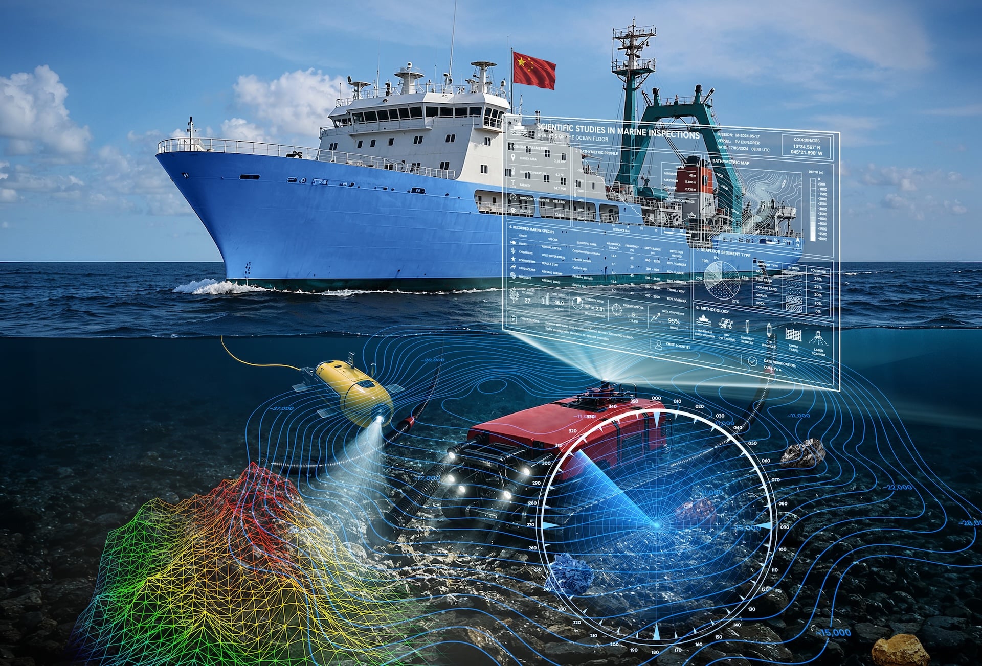 China Expands Undersea Mapping for Strategic Advantage and Critical Resources