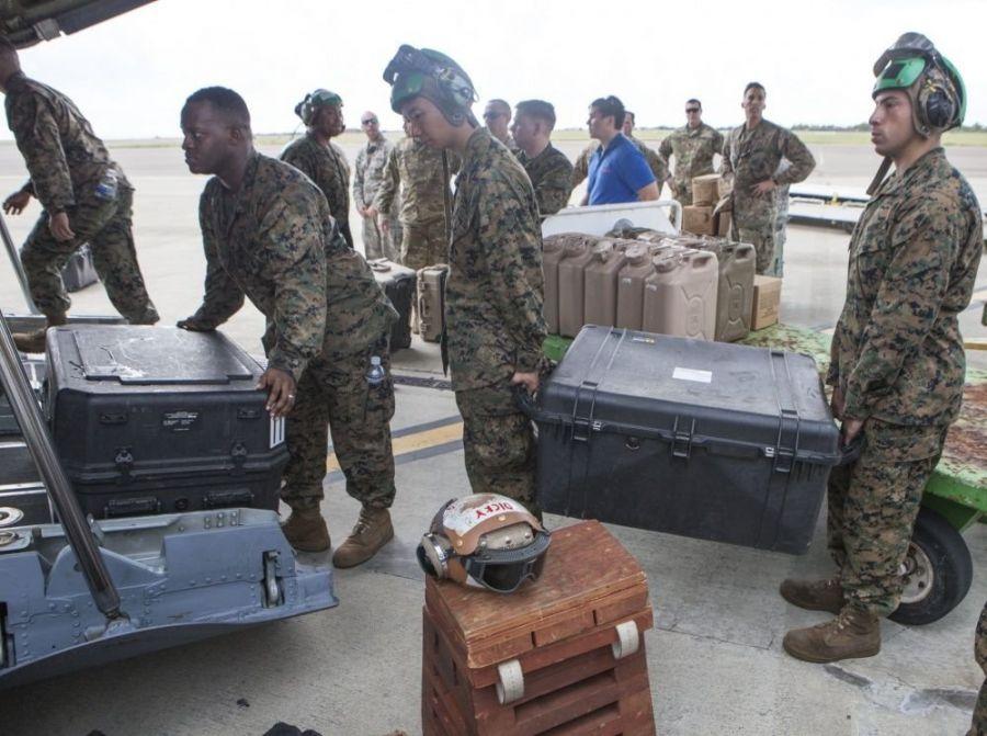 El Comando Sur de los EE. UU. desarrolló la operación de ayuda humanitaria y de respuesta ante desastres Fuerza de Tarea Conjunta Matthew para atender un pedido de asistencia por parte del Gobierno de Haití. (Foto: Infantería de Marina de los EE. UU./Sgto. Adwin Esters) 