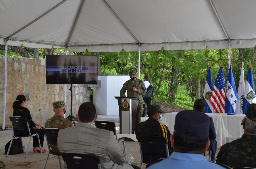 Honduras is one of more than 20 nations working with the U.S. to support international counternarcotics operations aimed at detecting, degrading, and dismantling transnational criminal organizations, as well as saving lives, and reducing the threat of drug smuggling, October 20, 2020. (Photo: SOUTHCOM’s Twitter account)