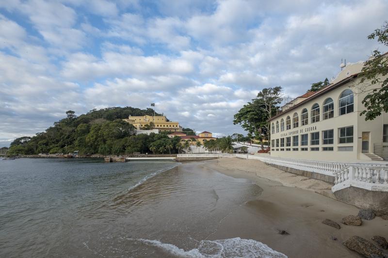São João Fortress, located in the Urca neighborhood of Rio de Janeiro, houses the Brazilian War College, which hosted the XXIII Ibero-American Defense College Directors Conference. (Photo: Marcos Ommati/Diálogo)