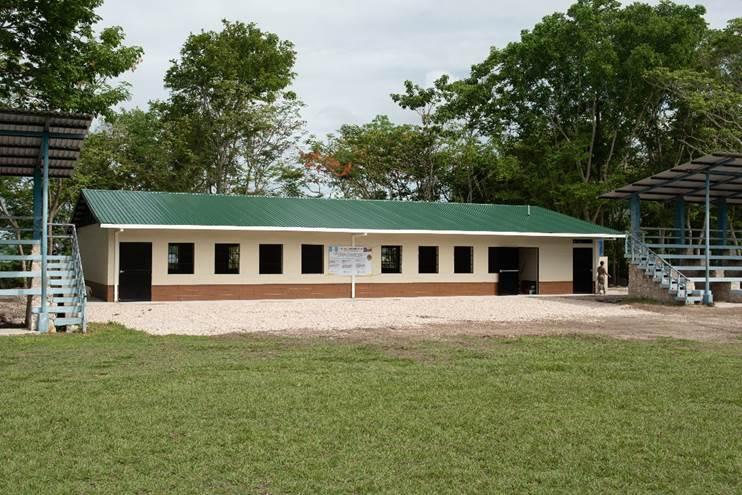 819th REDHORSE squadron constructed this clinic at Ixlu and the school at El Remante, July 2022. (Photo: Courtesy)