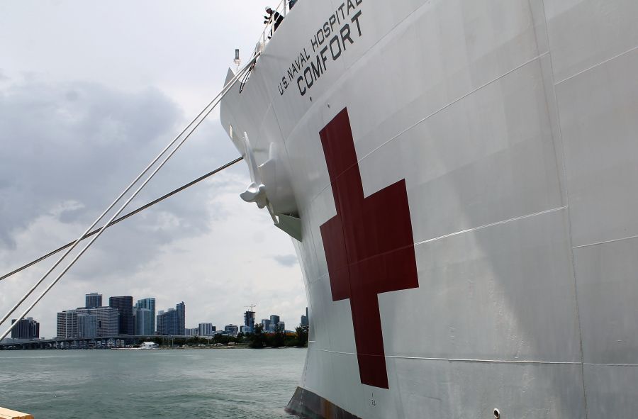 U.S. Navy Ship USNS Comfort arrived at the Port of Miami on June 17, 2019. The ship will depart June 19 to begin a five-month medical assistance mission with scheduled stops in Colombia, Costa Rica, Dominican Republic, Ecuador, Grenada, Haiti, Jamaica, Panama, Santa Lucia, and St. Kitts and Nevis. (Photo: Geraldine Cook, Diálogo)