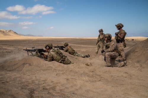U.S. Marine raiders and Chilean commandos take part in a weapons qualification range during Southern Star 25 in Antofagasta, Chile, May 27, 2025. (Photo: U.S. Army Sergeant Hunter Garcia)