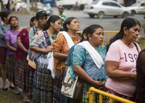 Members of the Guatemalan Kekchí ethnic group wait to be seen at the Puerto Barrios Sports Complex turned medical center, in Puerto Barrios, Guatemala. (Photo: U.S. Navy Mass Communication Specialist First Class Mike DiMestico)The humanitarian campaign Continuing Promise 2018 (CP-18) stopped in Puerto Barrios, Guatemala, on the second leg of its mission aboard the USNS Spearhead, April 9th-18th. Sponsored by U.S. Naval Forces Southern Command/U.S. 4th Fleet, the mission provided free medical care and humanitarian assistance to Guatemalans with support from the Guatemalan government, Guatemalan Army, and local organizations. More than 6,700 people received checkups and/or specialized services in pediatrics, optometry, gynecology, and odontology, among others.
